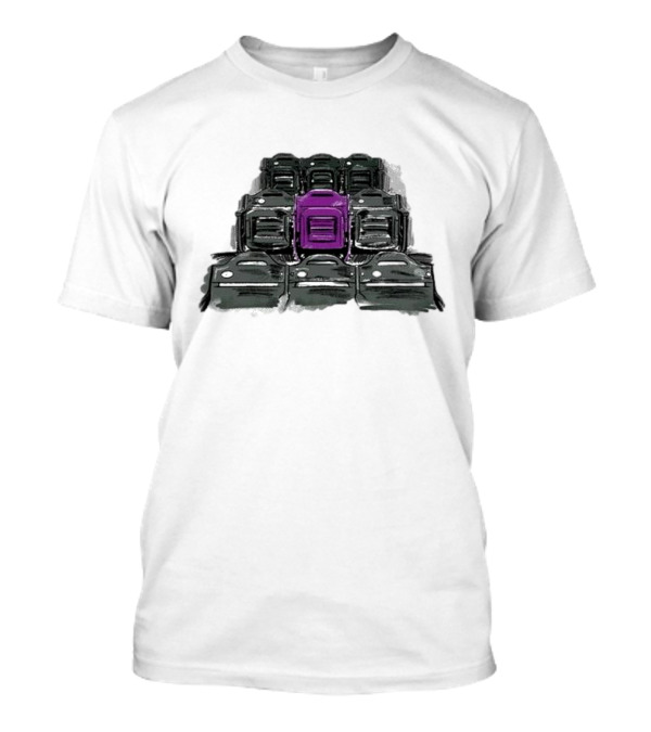 We Gotta Believe The Purple Seat Amidst Black Rows T-Shirt