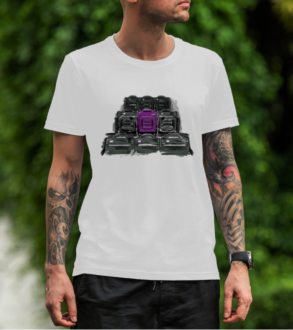 We Gotta Believe The Purple Seat Amidst Black Rows T-Shirt