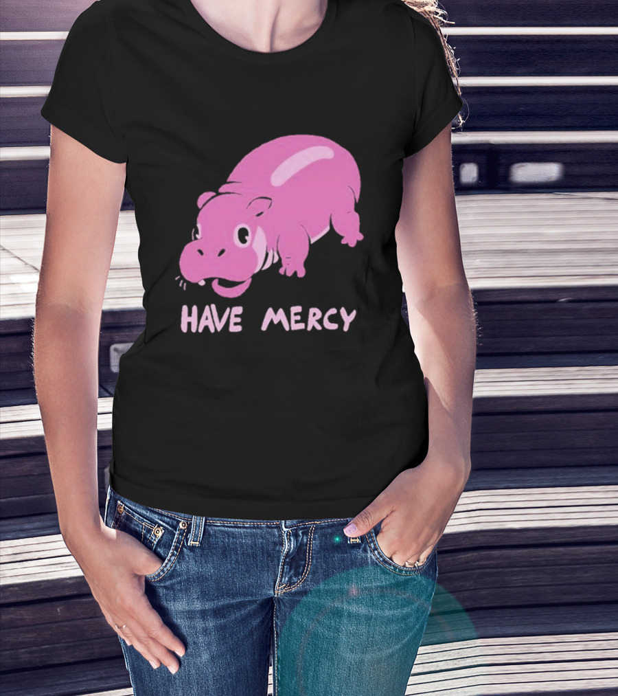 Have Mercy Pink Hippo T-Shirt