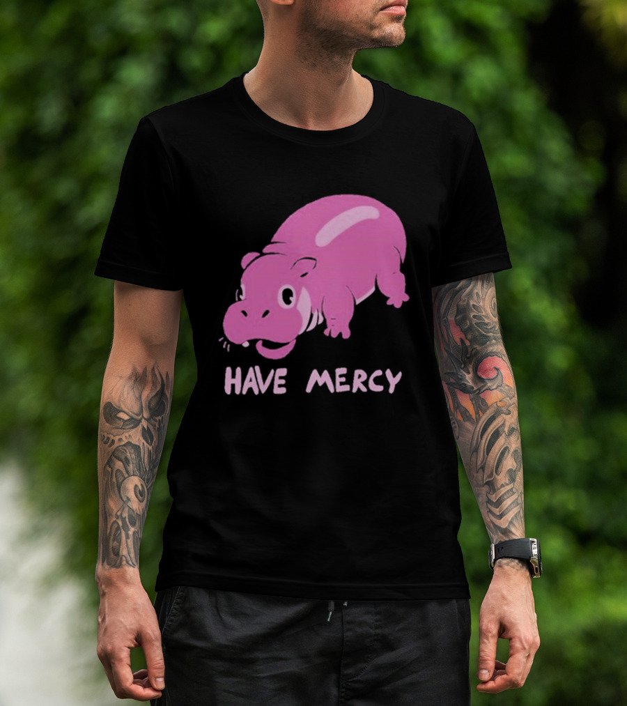 Have Mercy Pink Hippo T-Shirt