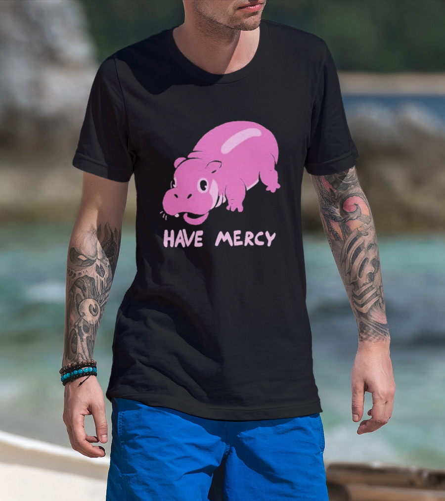 Have Mercy Pink Hippo T-Shirt