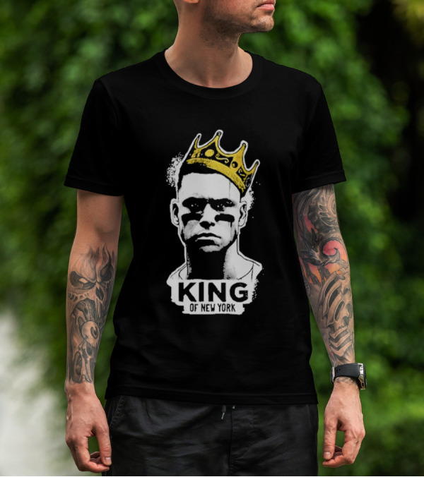 King Of New York Judge Baseball Icon With Crown T-Shirt