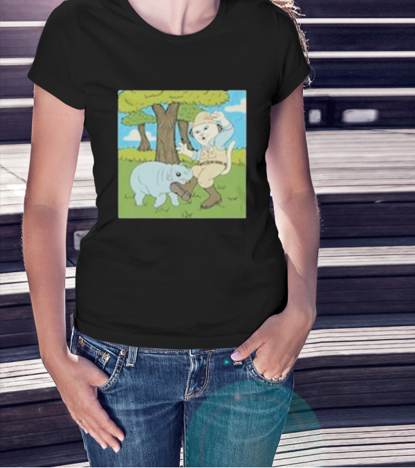 Ripndip Moodeng Don’t Get Bit Cat Explorer And Hippo Scene T-Shirt
