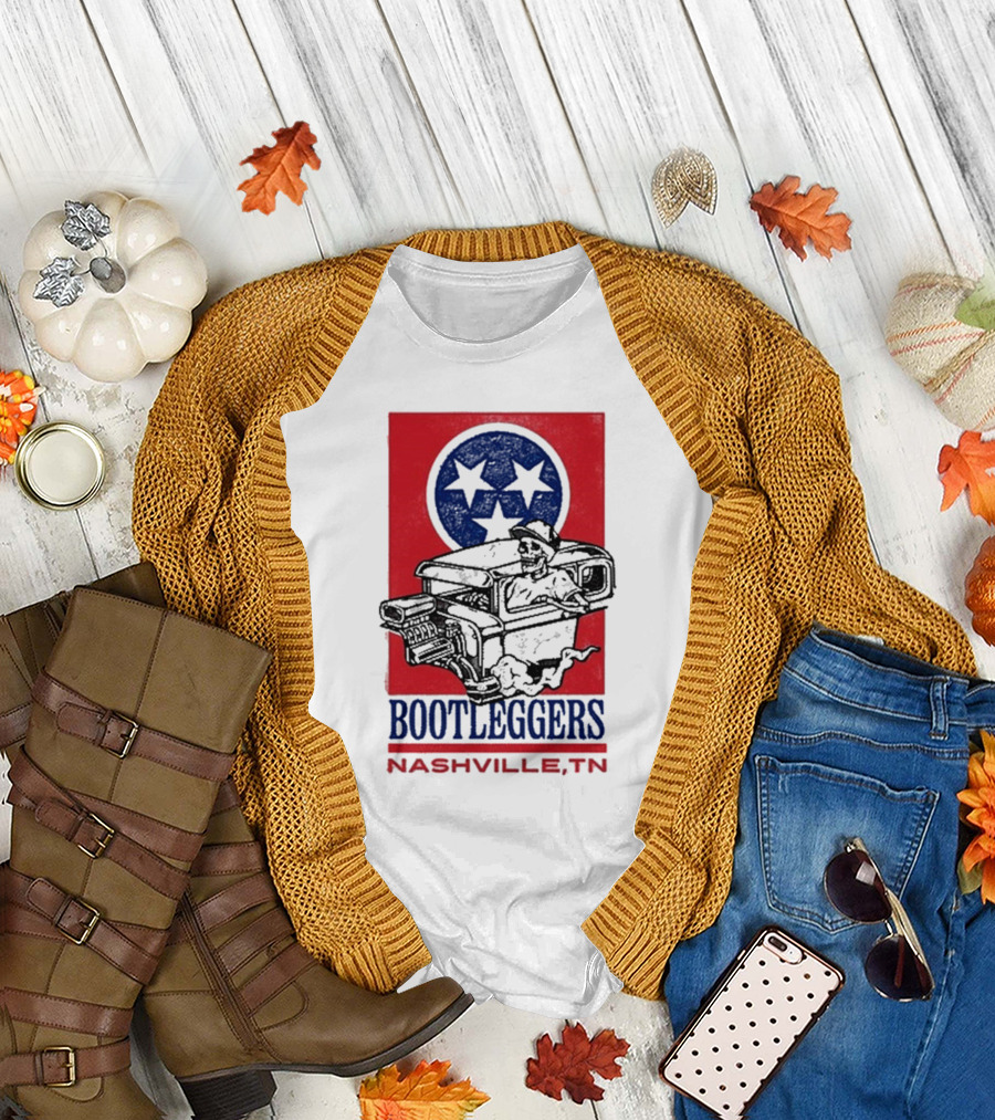 Luke Combs Bootleggers Hot Rod Skeleton 2024 Nashville TN T-Shirt