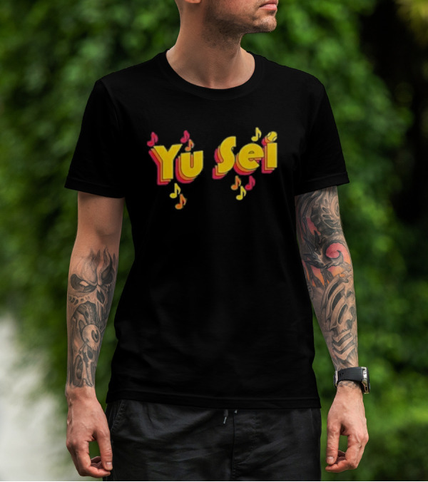 Yu Sei Kikuchi You Say Stay Music Notes T-Shirt