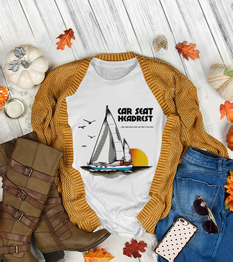 Car Seat Headrest Sunlit Sailing Adventure T-Shirt