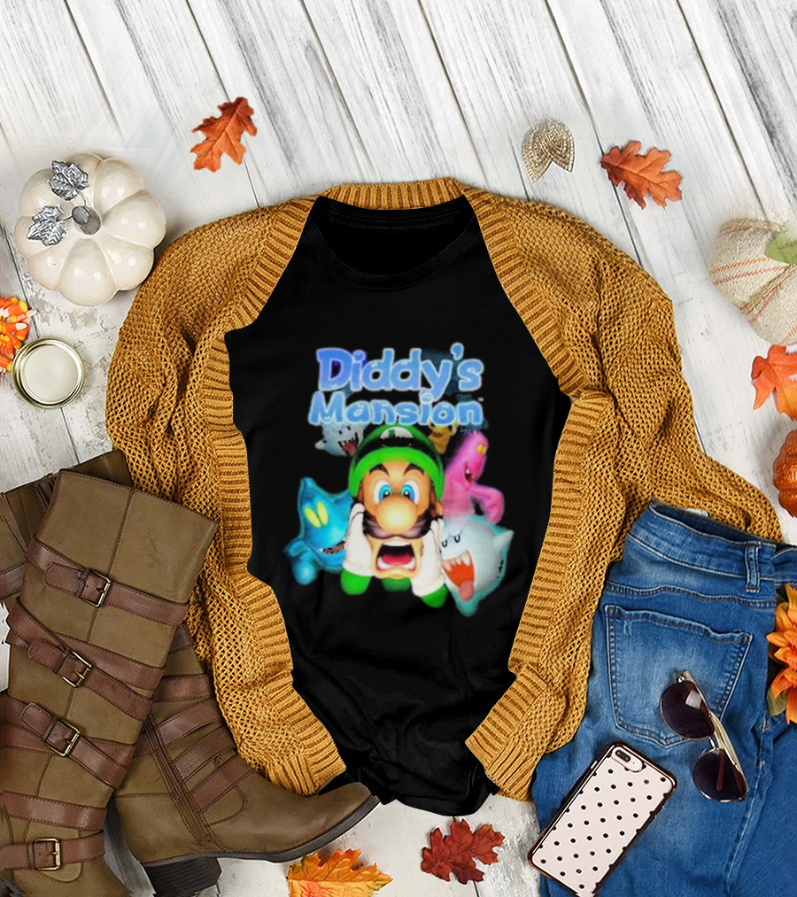 Diddy's Mansion Luigi Ghost Adventure T-Shirt
