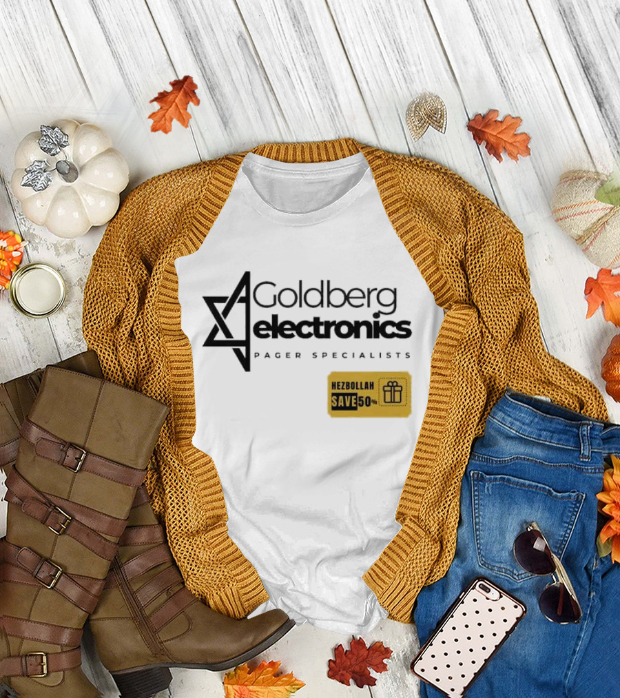 Goldberg Electronics Pager Specialists Hezbollah Save 50% T-Shirt