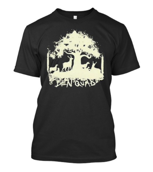 Ben Quad Nature Scene Deer Under Tree T-Shirt