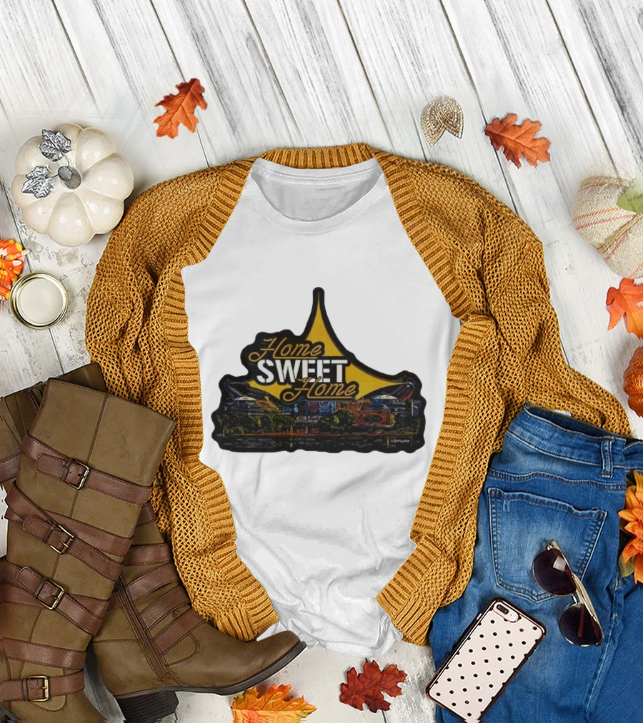 Home Sweet Home Custom Car Art Neon Sign T-Shirt