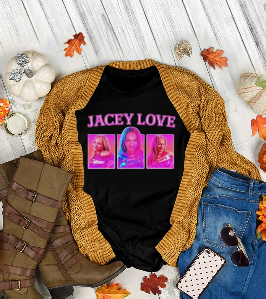 Jacey Love 90s Nostalgia Pop Art Triptych T-Shirt