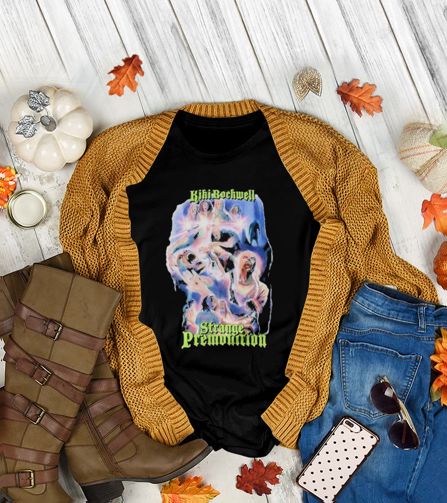 Kiki Rockwell Strange Premonition 80s Movie Retro Collage T-Shirt