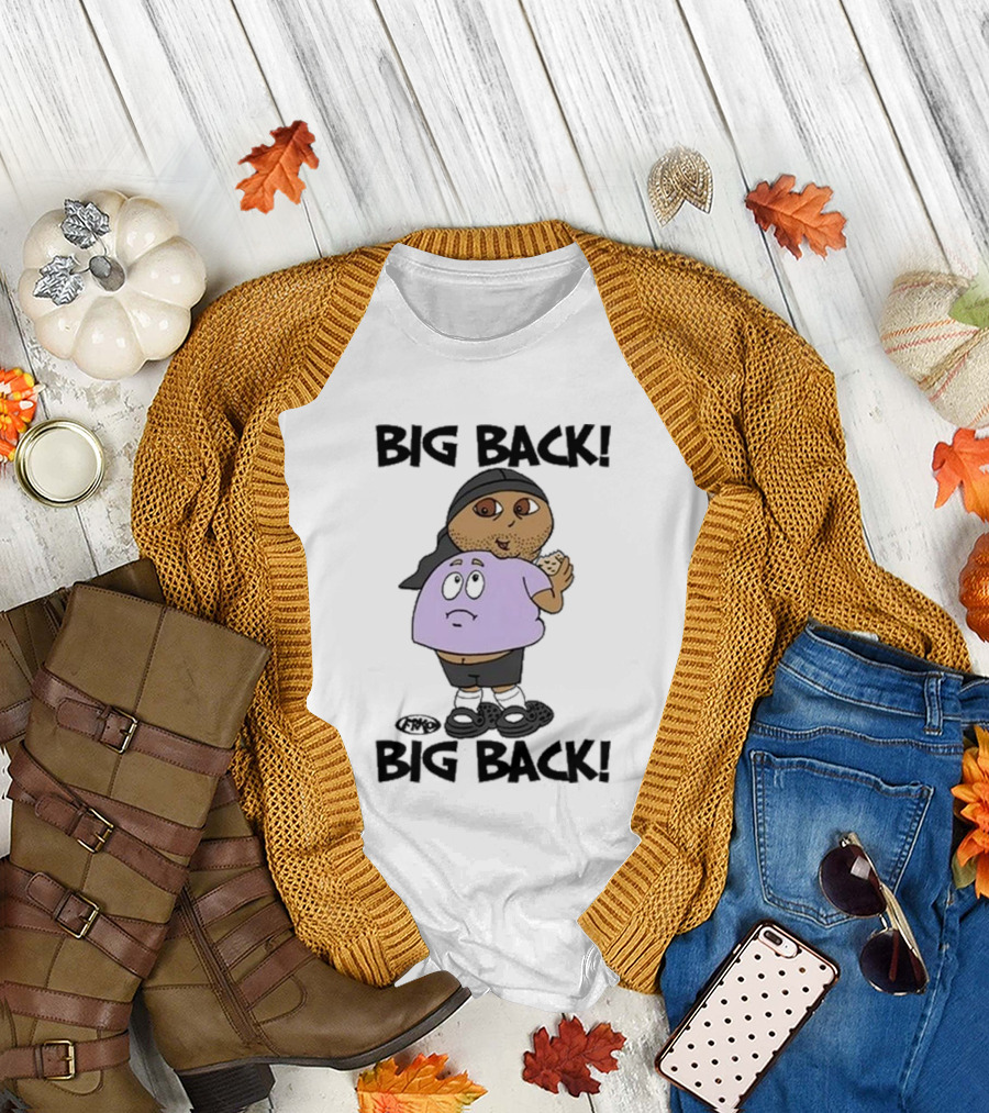 Frk Opestcontrol Store Big Back Big Back Character Eating Cookie T-Shirt