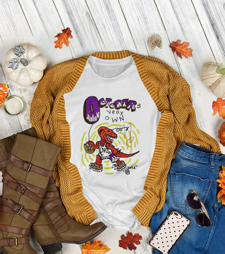 OCTOBER VERY OWN OVO Basketball Dinosaur T-Shirt