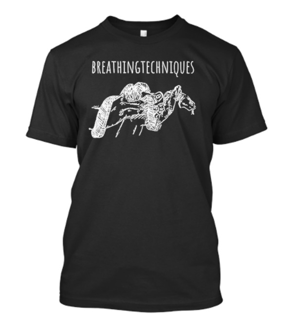 Marcus Theatrics Breathing Techniques Snake Drawing T-Shirt
