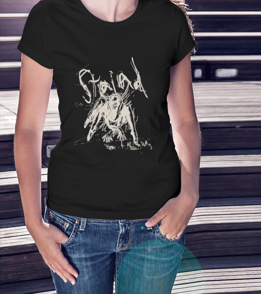 Staind Throw It All Away Demon Sketch T-Shirt