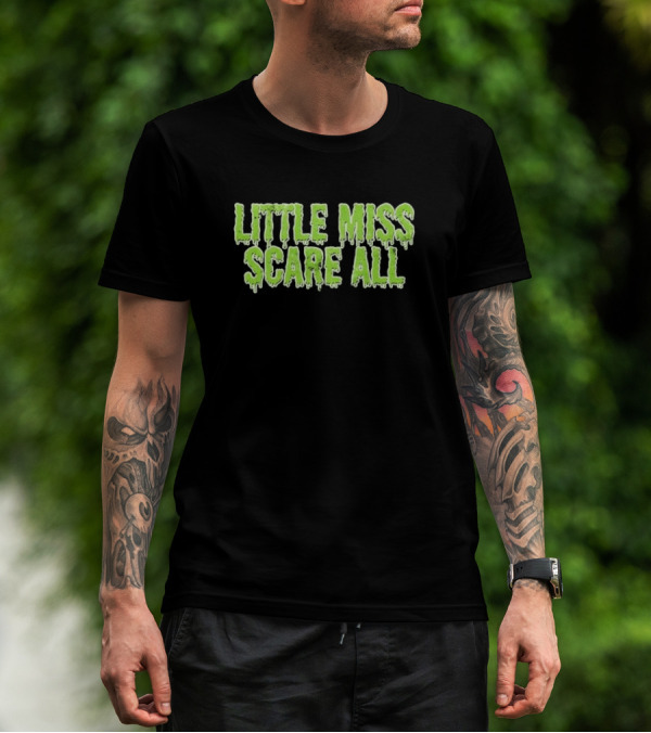 Type O Negative Little Miss Scare All Dripping Green Text T-Shirt