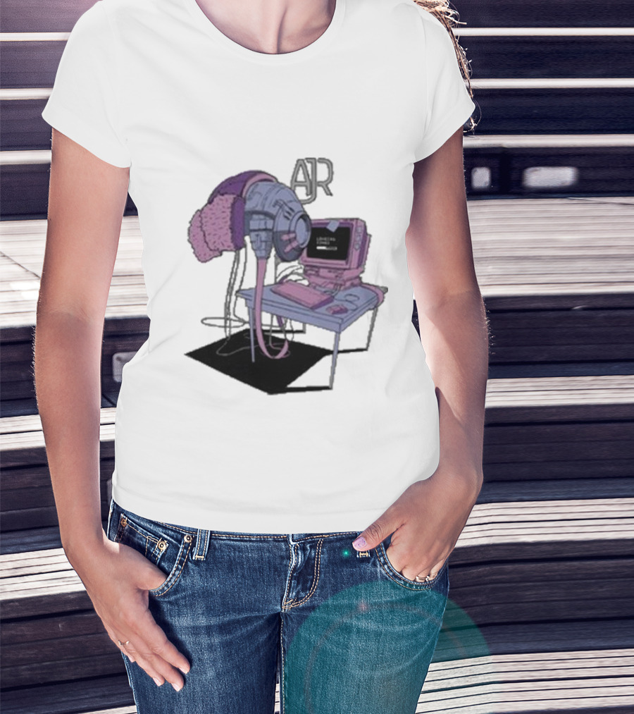 AJR Loading Songs Concert Retro Computer Setup T-Shirt