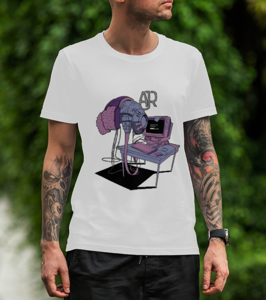 AJR Loading Songs Concert Retro Computer Setup T-Shirt