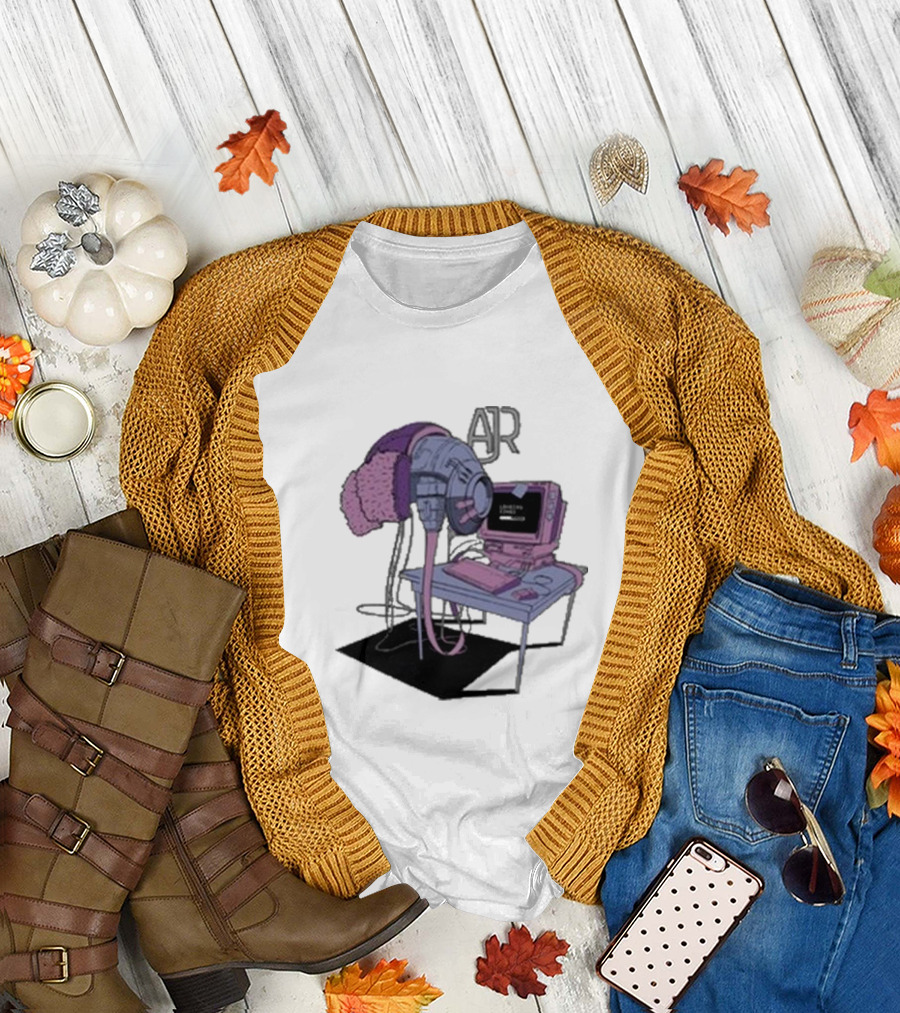 AJR Loading Songs Concert Retro Computer Setup T-Shirt