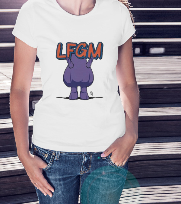 Athlete Logos LFGM Grimace Character T-Shirt