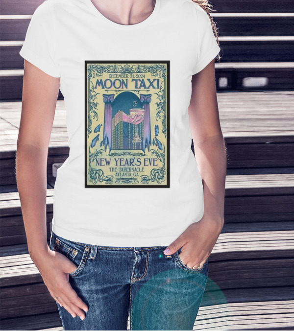 Moon Taxi New Year's Eve The Tabernacle Atlanta GA December 31 T-Shirt
