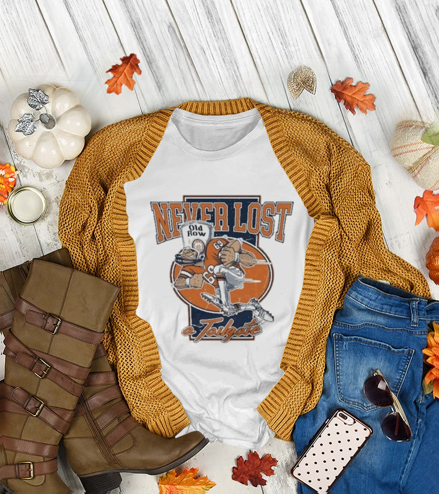 Never Lost Old Row Football Tailgate Big Orange 63 T-Shirt