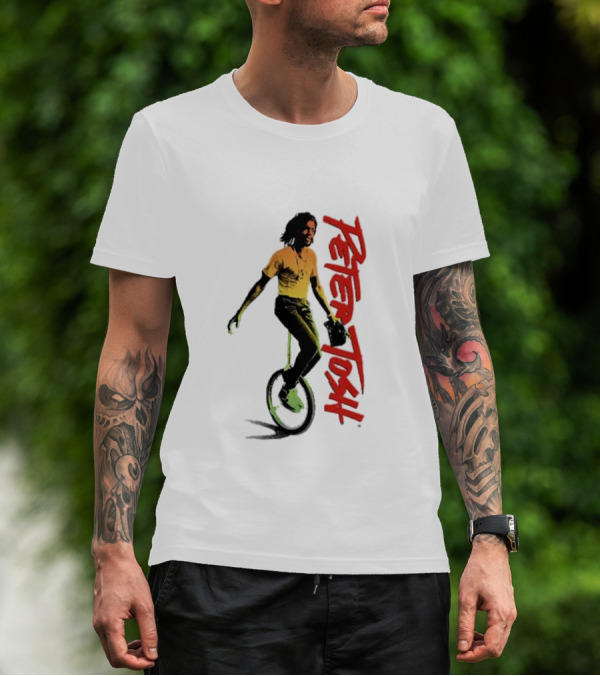 Peter Tosh Unicycle Ride Musician T-Shirt