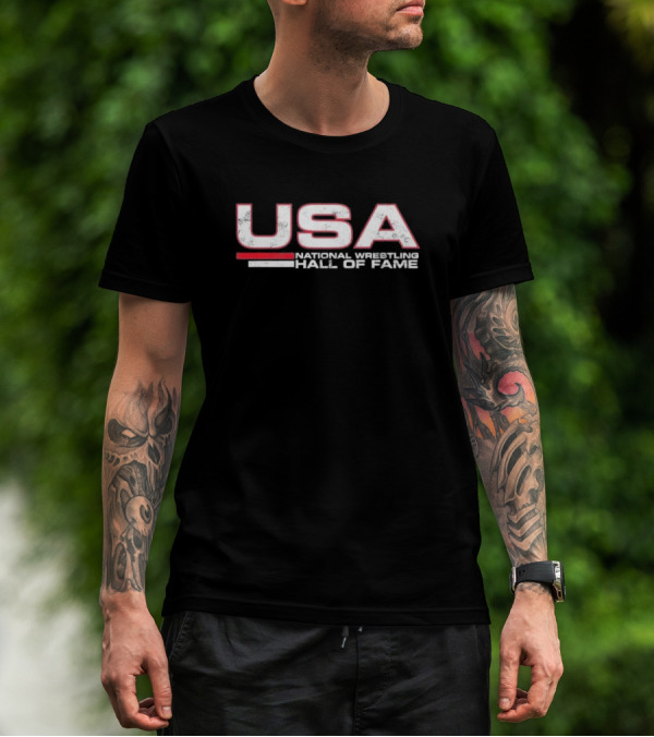 USA National Wrestling Hall Of Fame T-Shirt