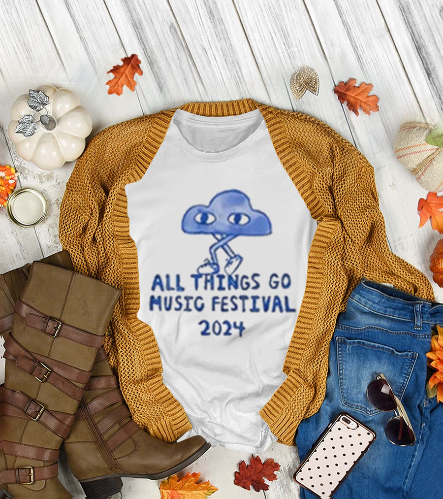 All Things Go Music Festival 2024 Cloud with Shoes T-Shirt