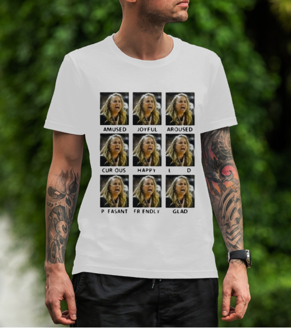 Amused Joyful Aroused Curious Happy Pleased Friendly Glad Becky Hammon T-Shirt