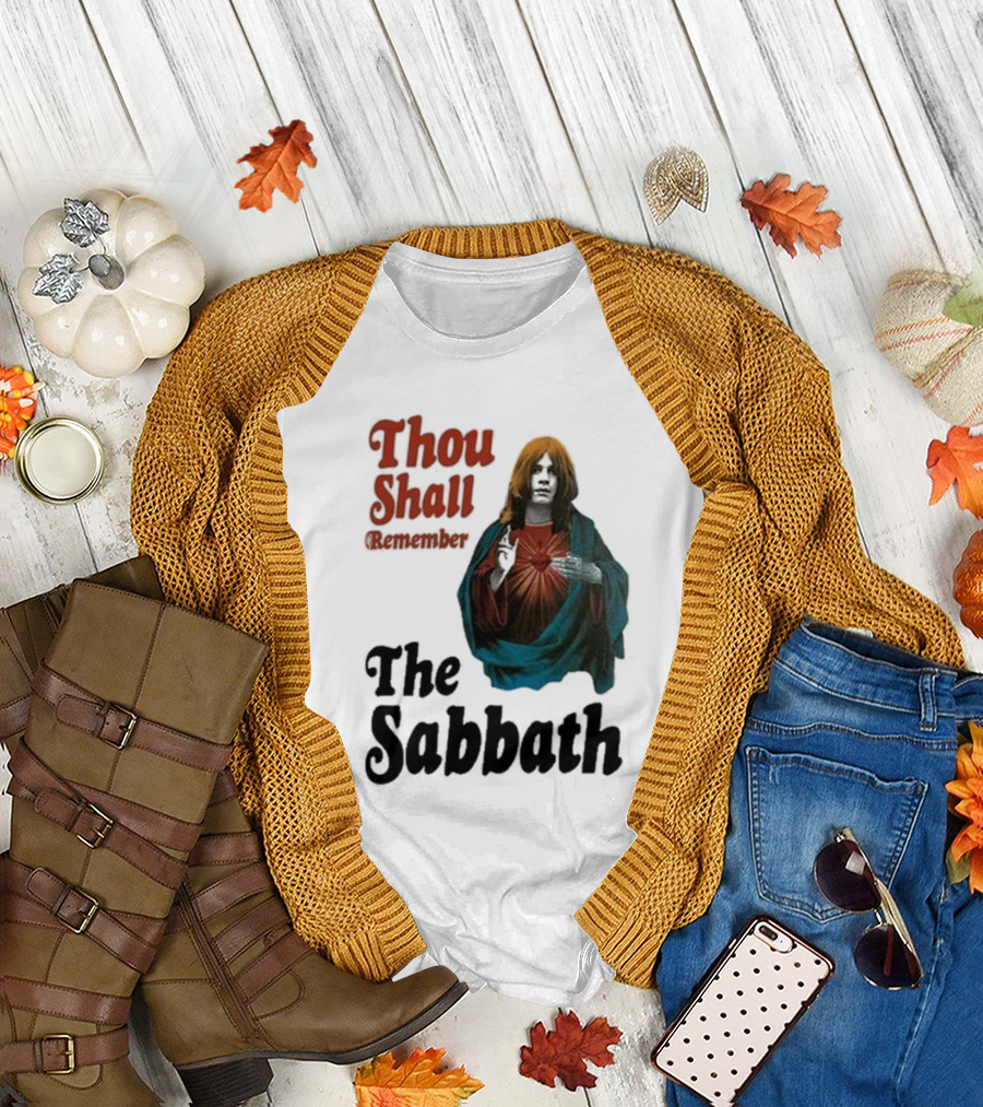 Thou Shall Remember The Sabbath Black Sabbath T-Shirt
