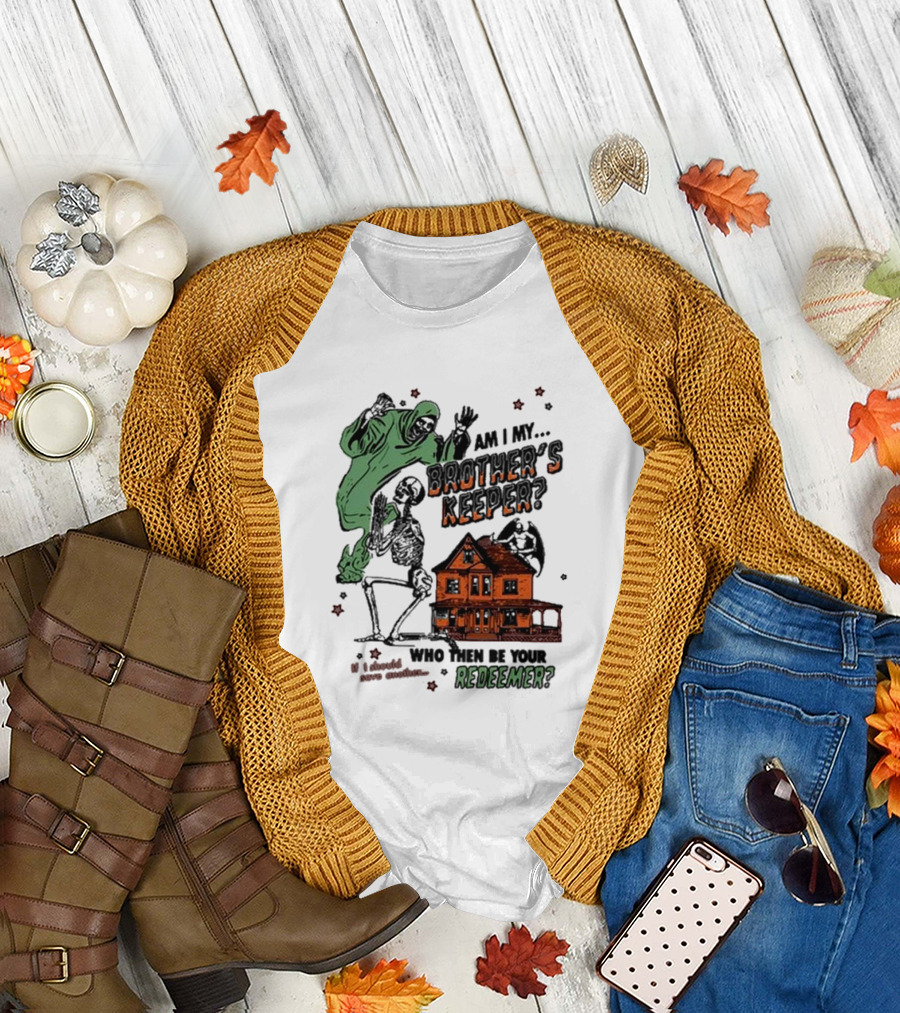 Rainbow Kitten Surprise Store Ghoul Am I My Brother’s Keeper Redeemer Halloween T-Shirt