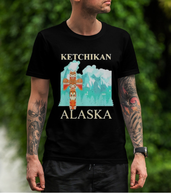 Ketchikan Alaska Native American Indian Totem T-Shirt