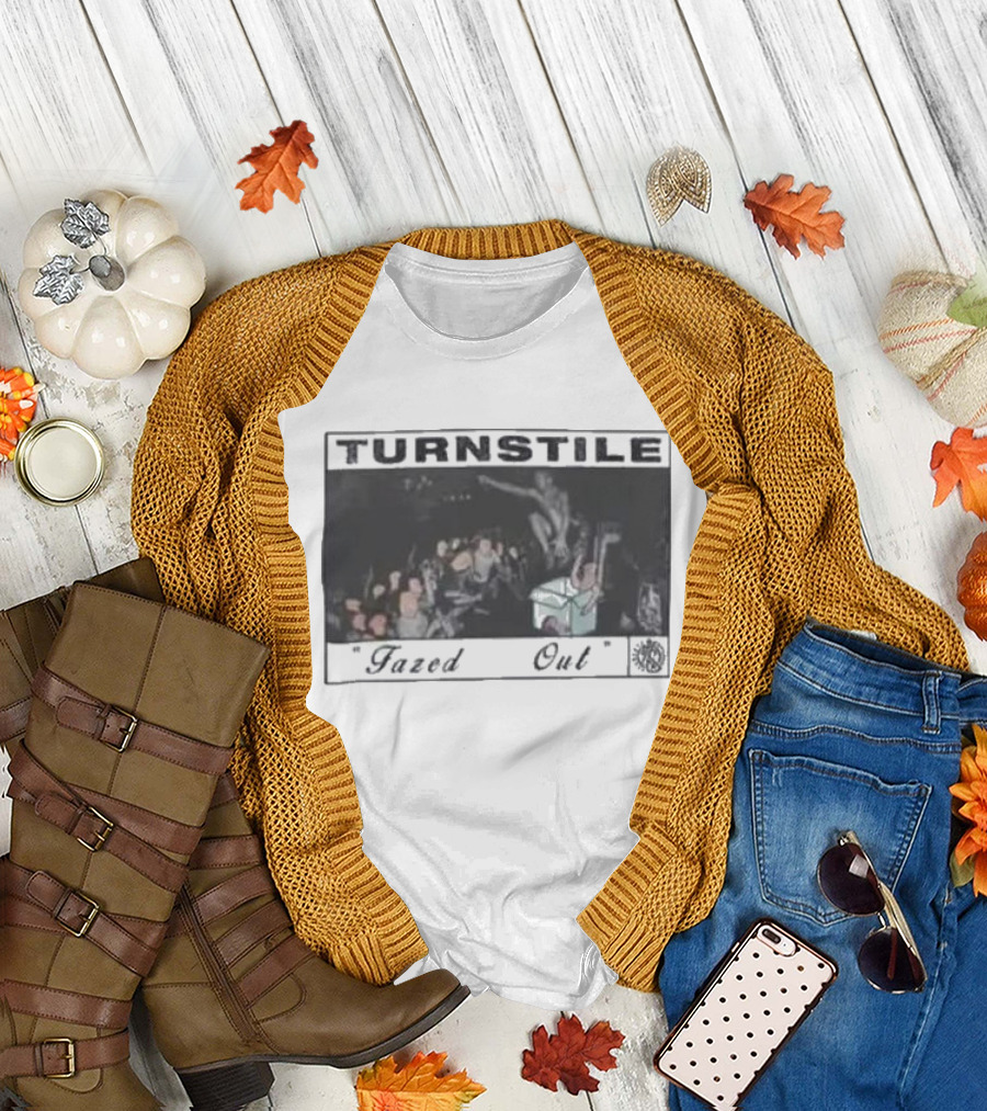 TURNSTILE Fazed Out American Hardcore Punk Band Live Performance Scene T-Shirt