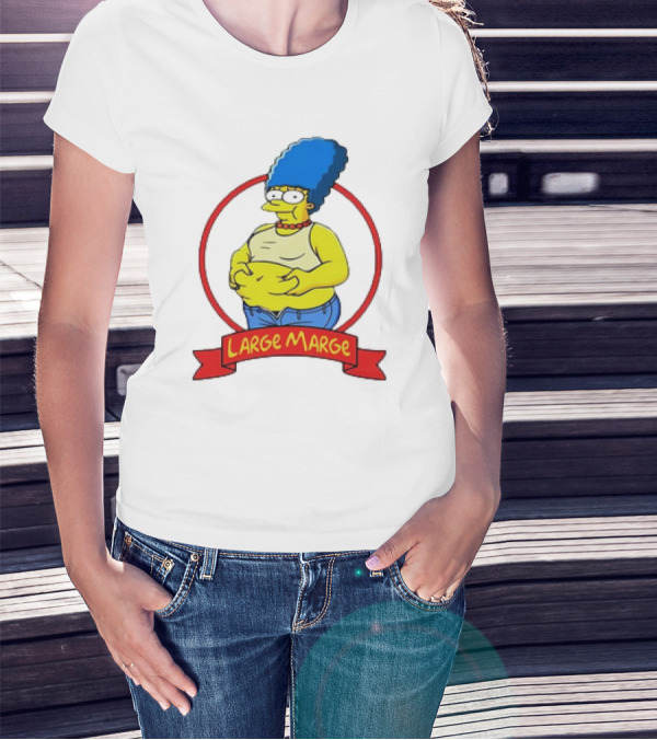 Large Marge Simpsons Cartoon Meme T-Shirt
