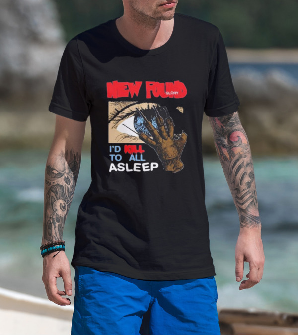 New Found Glory Eye Claw I'd Kill To Fall Asleep T-Shirt