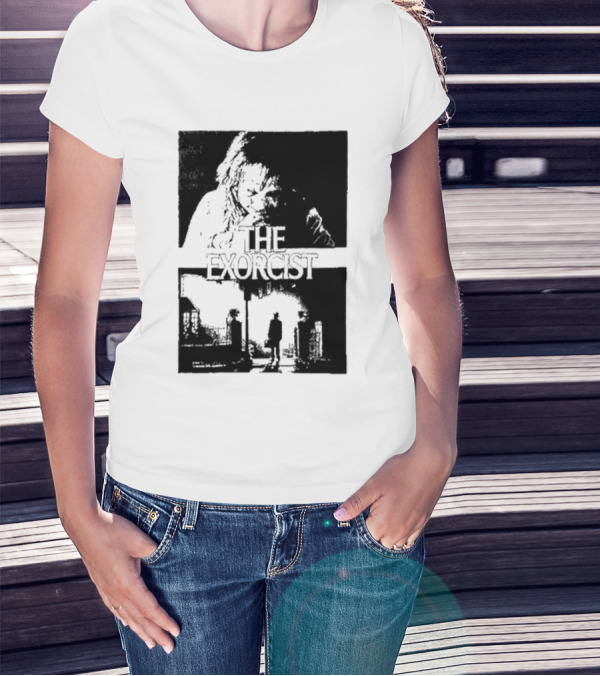 San Antonio Sharpist Horror Crossover The Exorcist T-Shirt