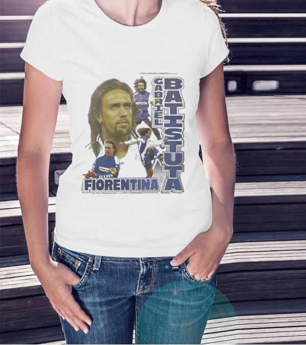 Gabriel Batistuta Fiorentina Football Legend T-Shirt