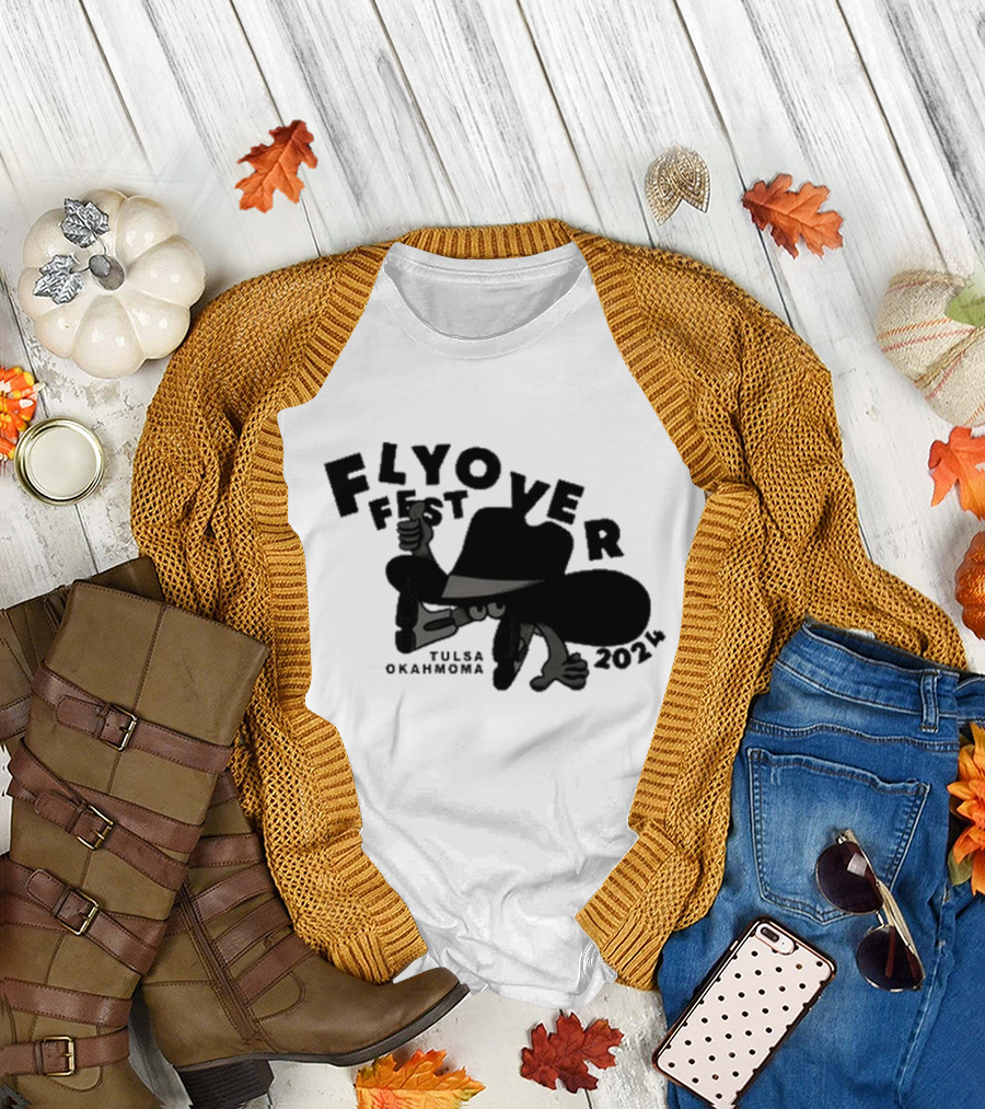Flyover Fest 2024 Tulsa Oklahoma Nov 16-17 The Vanguard Cowboys T-Shirt