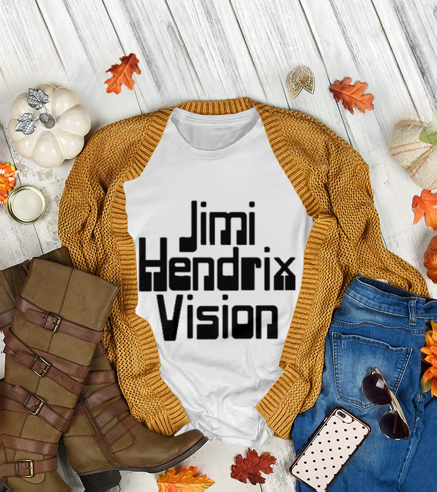 Jimi Hendrix Vision Ringer Retro Psychedelic T-Shirt
