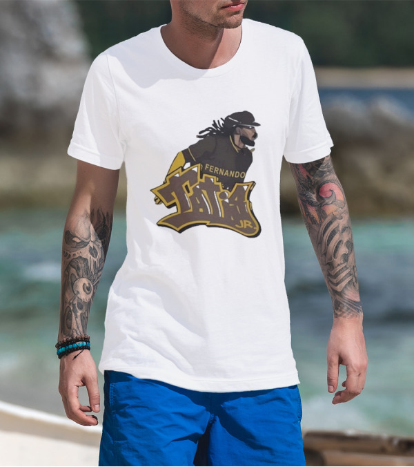 San Diego Padres Fernando Tatis Jr Player Graffiti T-Shirt