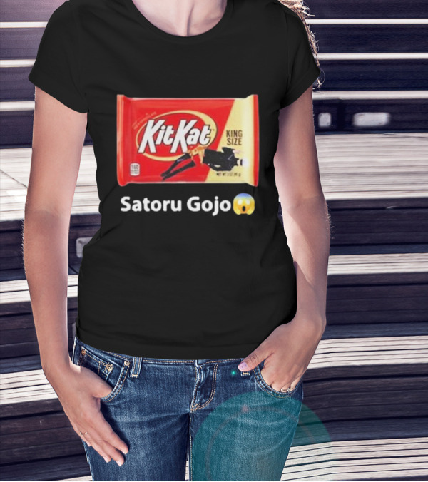 Satoru Gojo ๐ฎ Kit Kat King Size T-Shirt