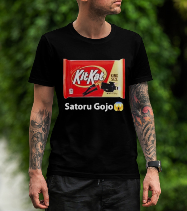 Satoru Gojo ๐ฎ Kit Kat King Size T-Shirt