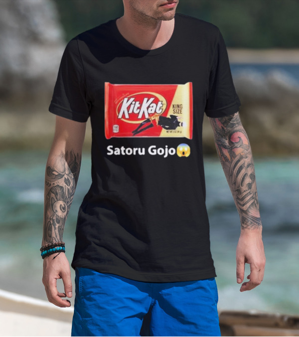 Satoru Gojo ๐ฎ Kit Kat King Size T-Shirt