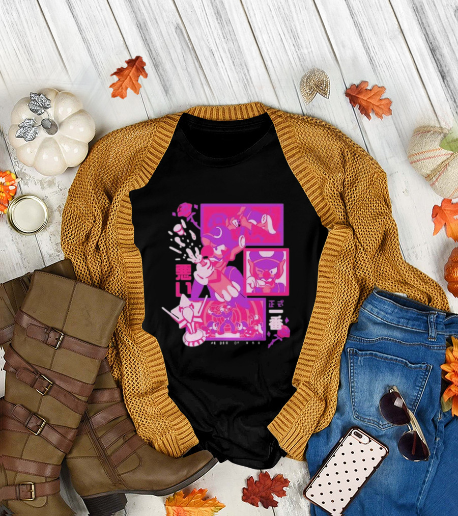 Waluigi Celebration The Best Of Them All T-Shirt