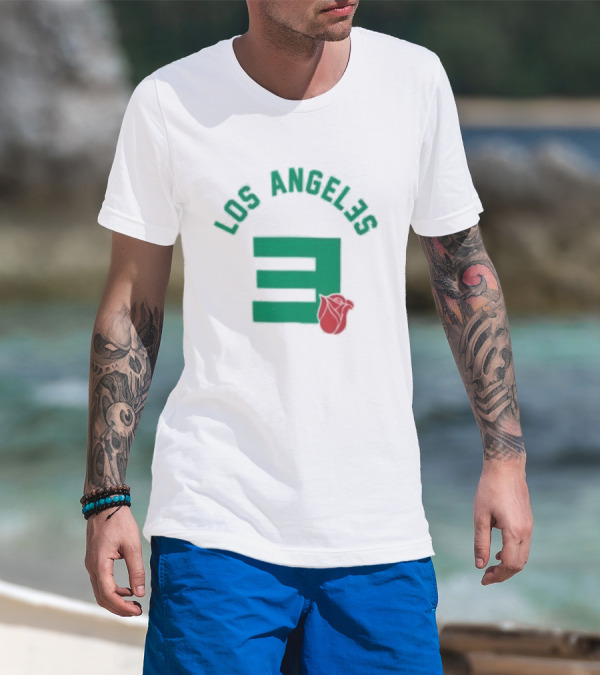 Los Angeles Eminem Rosebowl Logo Event T-Shirt