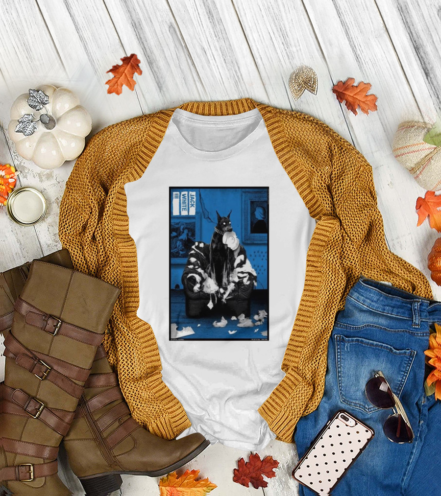 Jack White Concert Lodge Room Los Angeles California October 10 2024 Dog T-Shirt