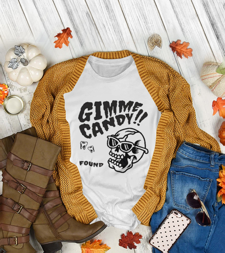 New Found Glory Gimme Candy Skull Found T-Shirt