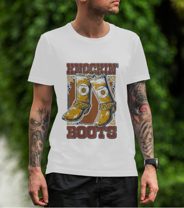 Old Row Knockin' Boots Cowboy Western T-Shirt